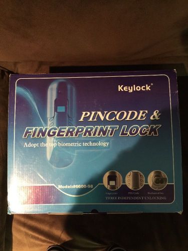 *New* Digital keypad + Fingerprint Door Lock 6600-98 Right handle