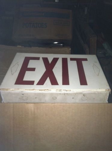 VINTAGE EXIT SIGNS