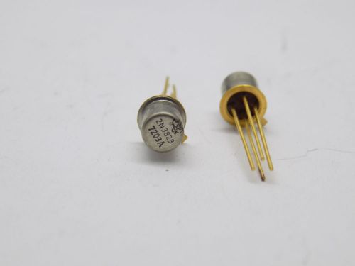 4x TI 2N3823 N-Channel Si Small Signal JFET HF Amplifier 30V Gold pin