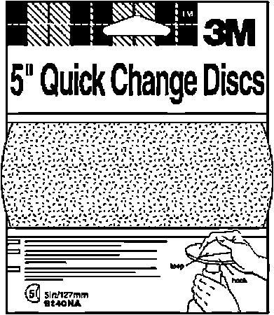 DISC,5&#034;NO-HOLE CRS QUIK-CHANGE