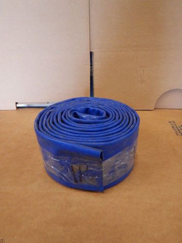 New 2&#034; diameter x 11&#039; long discharge water pump hose lay flat new           new for sale