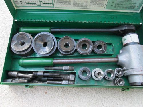 Greenlee  Knock out Punch Set  # 1900 with extra.