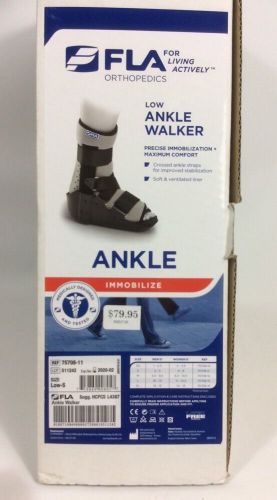 FLA Orthopedics 7570811 Fla Ankle Walker Low Blue, Small