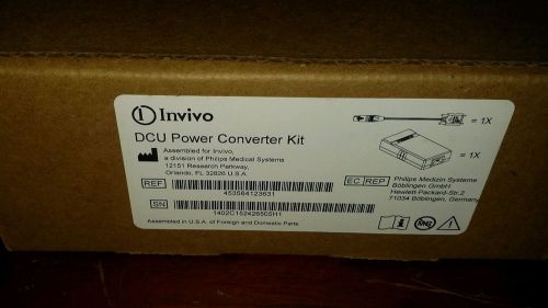 Invivo dcu power converter ref. 453564123631 new in box for sale