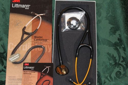 3M Littmann Master Cardiology  Stethoscope Brass Finish  27&#034; 2175 New Open Box