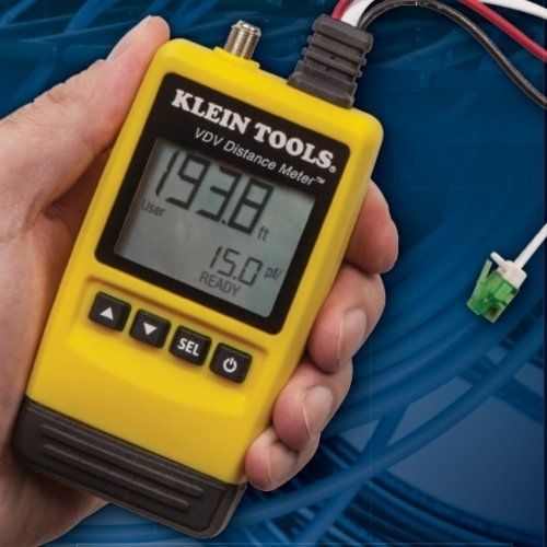 Klein Tools VDV Distance Meter Cable Length Measurement Low battery Indicator