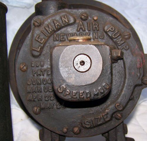 Antique 100 Year Old Air Compressor Gas Station Rotary Industrial Steampunk Mach