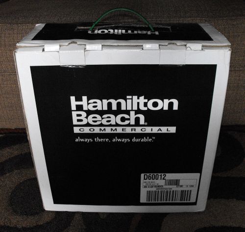 Hamilton Beach Commercial Stainless Steel Coffee Brewer Model:D60012 &#034;BRAND NEW&#034;