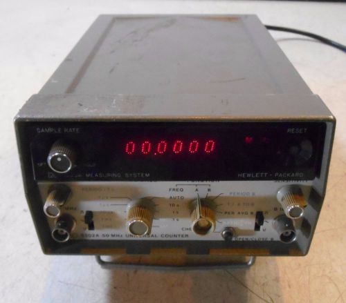 HP Hewlett Packard 5300A Measuring System &amp; 5302A 50MHz Universal Counter