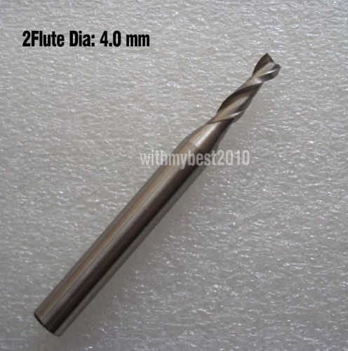 Lot 10pcs 2flute hss end mills cutting dia 4.0mm shank dia 6mm length 55mm tools for sale