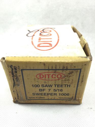 DITCO BF 7 5/16 Sweeper 1006 Saw Teeth Bits (Box of 100)