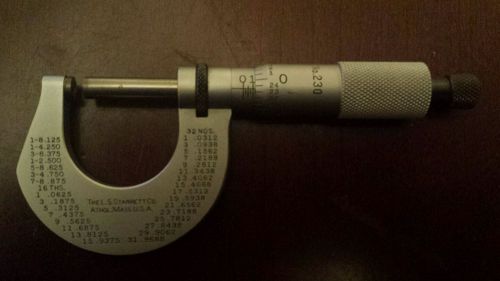 Starrett Micrometer  No. 230  .0001