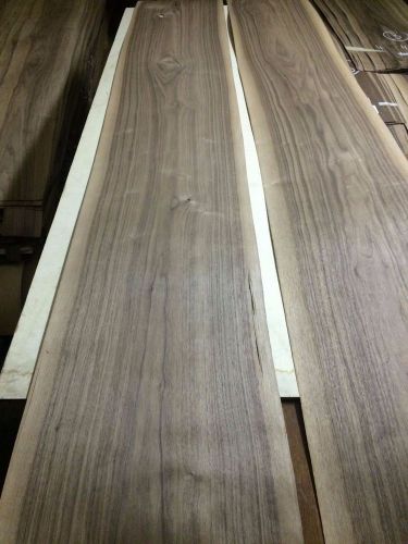 Wood Walnut Veneer 110X12  total 3pcs RAW VENEER  N417.