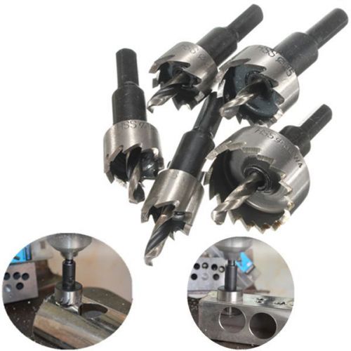 New 5pcs Hole Saw Tooth HSS Hole Saw Cutter Drill Bit Set 16/18.5/20/25/30mm