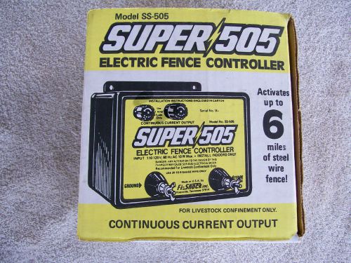 Fi-Shock Super 505 Electric Fence Controller &#034;New&#034;