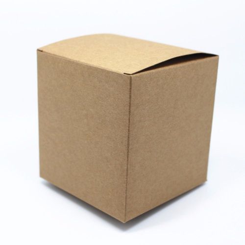 White and Brown Color Kraft Paper Packaging Boxes Gift Craft Cardboard Pack Box