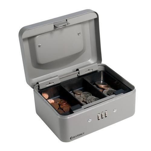 Barska 6&#034; cash box with combination lock, extra small #cb11782 for sale