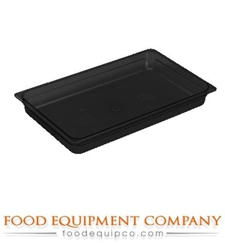 Cambro 14HP110 H-Pan™ full-size 4&#034;D black  - Case of 6