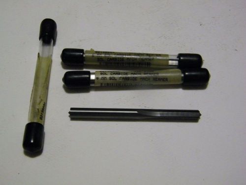 3-PCS-PAHL TOOLS-  SOLID -CARBIDE  MACH REAMERS -6 MM -  4 FLUTE. 3&#034;&#034;oal