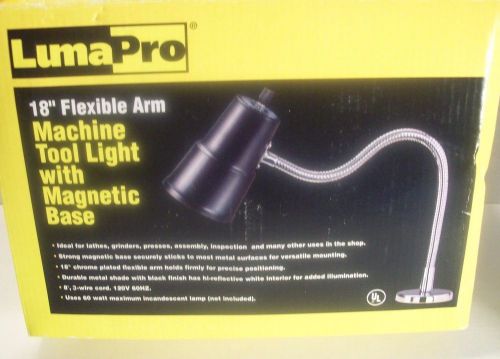 Luma pro 18&#034; flexible arm tool light w/ magnetic base for sale