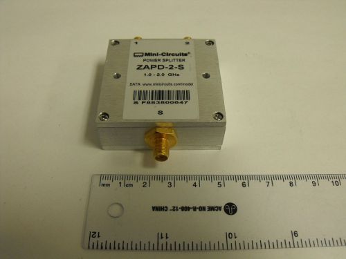 Mini-circuits zapd-2-s 2-way power splitter / combiner, sma-type 1000 - 2000mhz for sale
