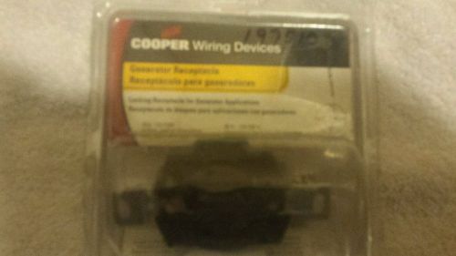 NEW COOPER WIRING DEVICES GENERATOR OUTLET 30A 125/250V 1430R-PTA FREE SHIPPING
