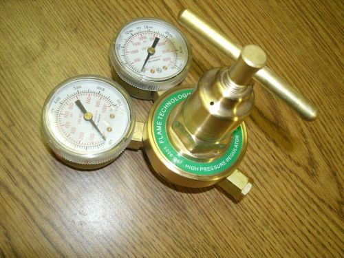 NITROGEN &amp; ARGON REGULATOR HIGH PRESSURE HPPR-IN-700-580 INERT GASES TWO GUAGES