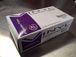 Janitorial Supplies Premium Vinyl Examination Gloves Powder Free - XL