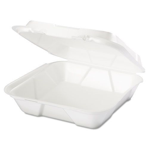Snap it foam container, 8 1/4 x 8 x 3, white, 100/bag, 2 bags/carton for sale
