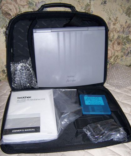 Brother Super Power Note PN-8500MDS Word Processor  in Carrrying Case Used