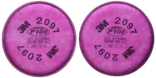 3m 2097 p100 particulate filter with organic vapor relief, 1 pair, new for sale