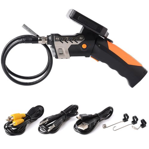 Pro Snake Borescope 3.5&#034; LCD Inspection Camera Cable Zoom Endoscope NTS200 TE105