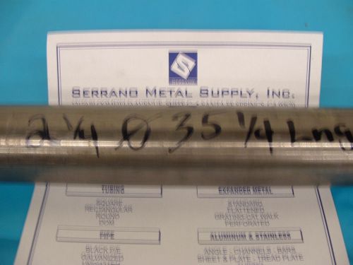 Titanium 6al-av round bar  2-1/4  x  35-1/4&#034; lng. for sale