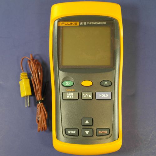 Fluke 51 ii thermometer, excellent condition with screen protector for sale