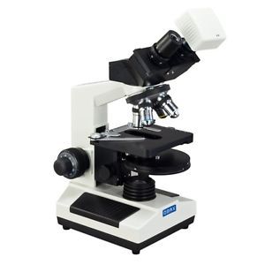 Phase Contrast Binocular Biological Compound Microscope w 1.3MP Digital Camera