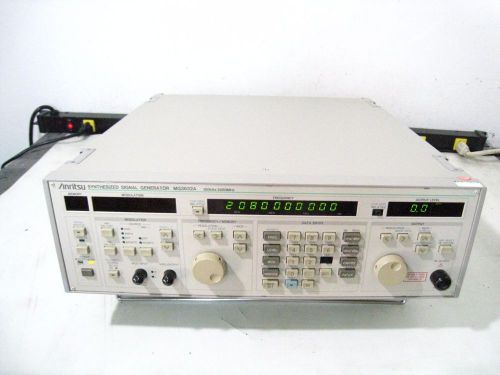 Anritsu MG3632A 100 khz -2 ghz Signal Generator Low phase noise modulation