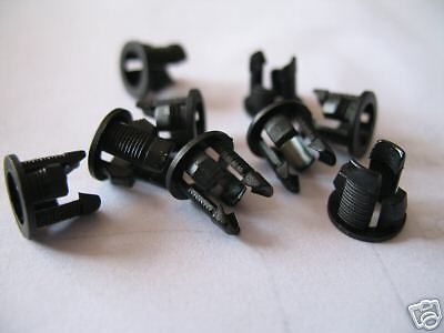 1000 X 5mm black plastic led clip Holder Display Panel