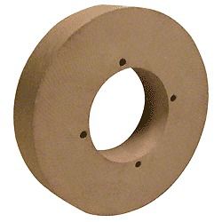 CRL/Somaca 8&#034; Red Clay Polish Wheel for 3/8&#034; to 3/4&#034; Glass