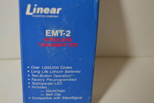 LINEAR EMT-2 WIRELESS TRANSMITTER SILENT/SIGNAL 2 BUTTON