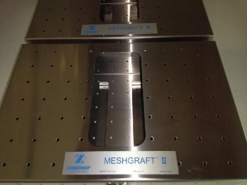 2 Zimmer Meshgraft Dermatome II Skin Graft Mesher 2195-01 Cases (CASES ONLY!)