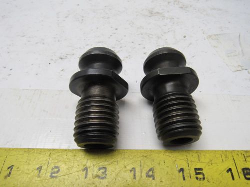 Retention Knob Pull Stud Coolant Thru  CAT-50 1&#034;x8 thread Lot of 2