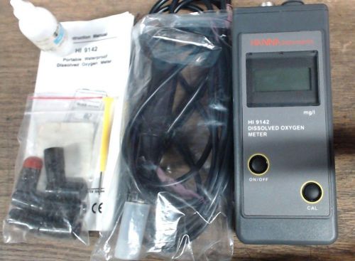Used Hanna Instruments HI 9142W dissolved oxygen wine meter - 60 day warranty