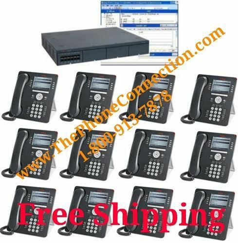 Avaya IP500 V2 Digital VoIP Phone System Package w/12 9508 Phones