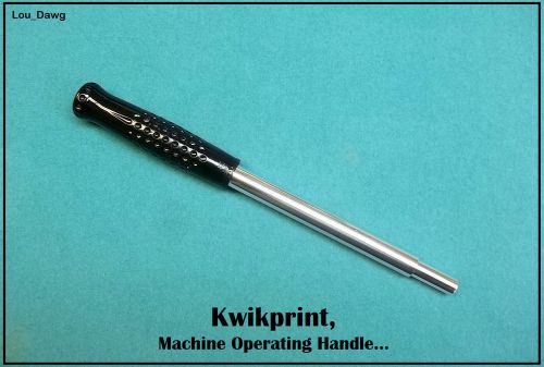 Kwikprint (  Machine Operating Handle  ) Hot Foil Stamping Machine