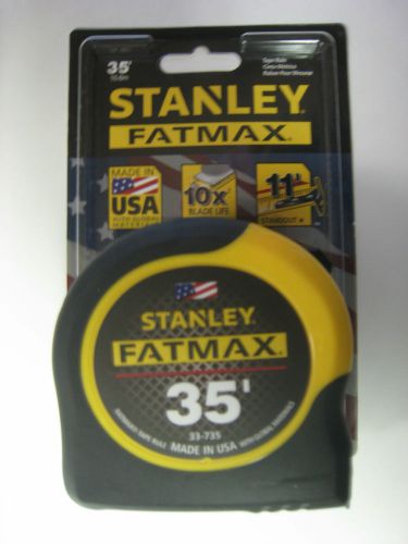 Stanley fatmax 35&#039; tape rule!  heavy duty!  brand new!  ships fast! for sale
