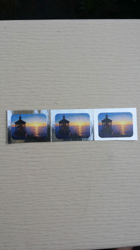Envelope Stickers - Ocean Sunset -- 3 Count