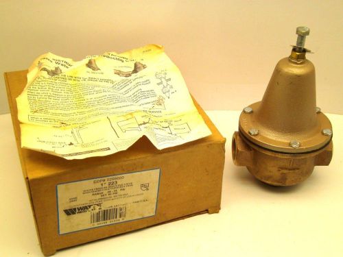 *NEW* WATTS 223 WATER PRESSURE REDUCING VALVE 25-75  PSI MAX SET AT 50 PSI  CB