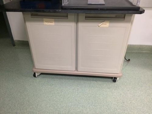 Mobile 2 drawer 48&#039;&#039; x 30&#039;&#039; x 34 corrosive resistant lab table. others available for sale
