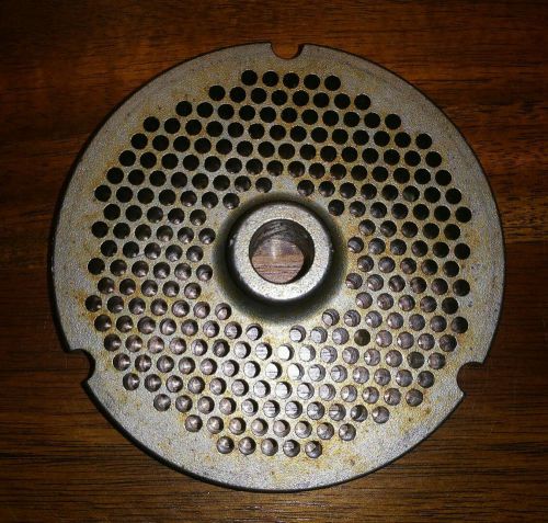 KASCO Meat Grinder Plate Part No. 3248,  3 15/16&#034; O.D., 1/2&#034; Bore