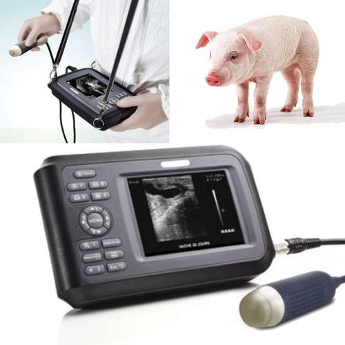 Veterinary Ultrasound Scanner Handscan Probe Fit Animal Pig Sheep Dog Pregnancy